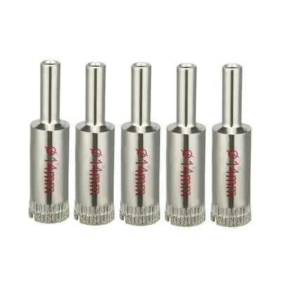 Harfington Diamond Coated Glass Hole Saw Drills Bits for Ceramic Tile