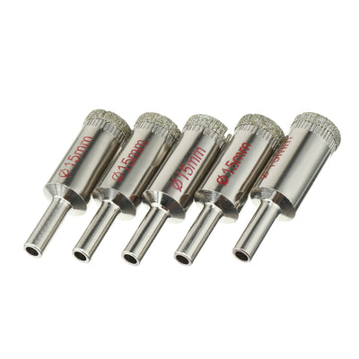 Harfington Diamond Coated Glass Hole Saw Drills Bits for Ceramic Tile