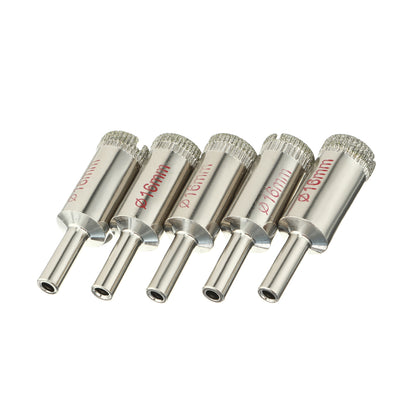 Harfington Diamond Coated Glass Hole Saw Drills Bits for Ceramic Tile
