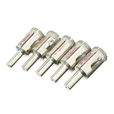 Harfington Diamond Coated Glass Hole Saw Drills Bits for Ceramic Tile