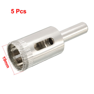 Harfington Diamond Coated Glass Hole Saw Drills Bits for Ceramic Tile