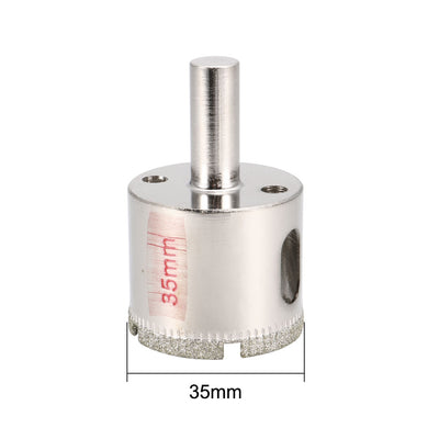 Harfington Diamond Coated Glass Hole Saws Drill Bits