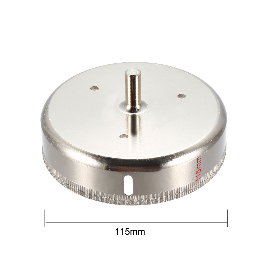 Harfington 115mm Dia Diamond Particles Coating Tip Hole Saw Drill Bit for Glass