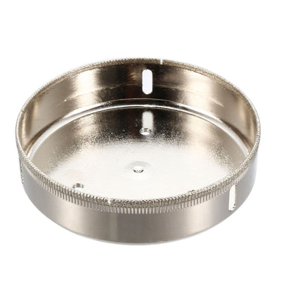 Harfington 115mm Dia Diamond Particles Coating Tip Hole Saw Drill Bit for Glass