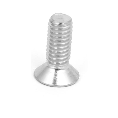 Harfington M6x16mm 304 Stainless Steel Flat Countersunk Head Torx Screws Silver Tone 30pcs