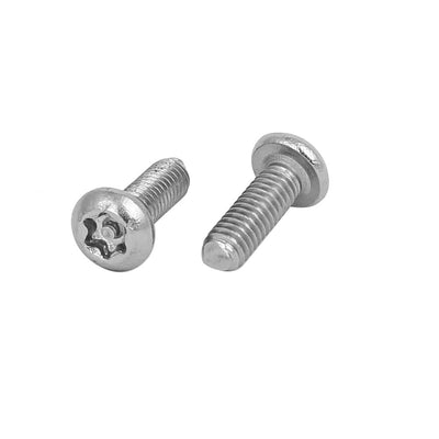 Harfington M4 x 12mm 304 Stainless Steel Torx Security Pan Head Machine Screws 25PCS