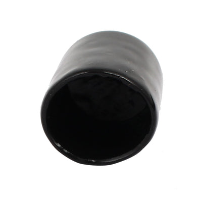 Harfington 17mm Inner Dia Rubber Hose End Cap Screw Thread Protector Cover Black 50pcs
