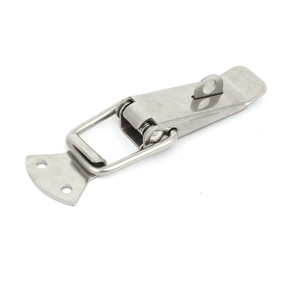 Harfington 130mmx40mmx22mm 201 Stainless Steel Spring Loaded Toggle Latch Catch Hasp
