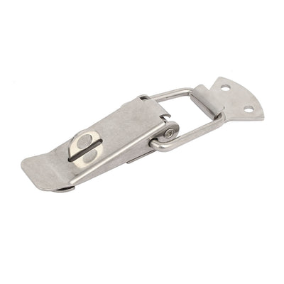 Harfington 130mmx40mmx22mm 201 Stainless Steel Spring Loaded Toggle Latch Catch Hasp
