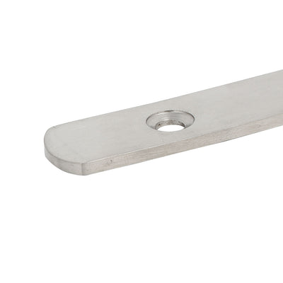 Harfington 150mmx110mmx3mm Stainless Steel L Shaped Angle Brackets Shelf Supports 4pcs