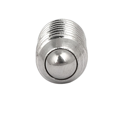 Harfington M10x16mm 304 Stainless Steel Spring Hex Socket Ball Point Grub Set Screws 4pcs