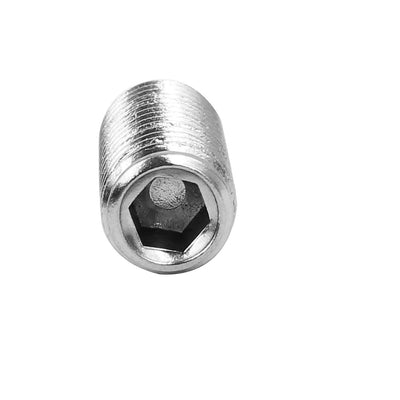 Harfington M12x30mm 304 Stainless Steel Spring Hex Socket Ball Point Grub Set Screws 4pcs