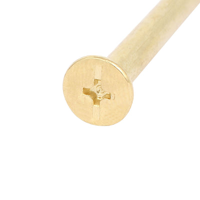 Harfington M5x75mm Binding Screw Post Gold Tone 5pcs for Photo Albums Scrapbook