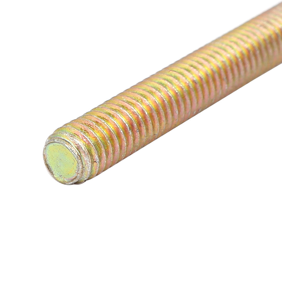 Harfington M6 x 80mm Partically Thread Hexagon Socket Head Cap Screw Bolt Bronze Tone 10pcs