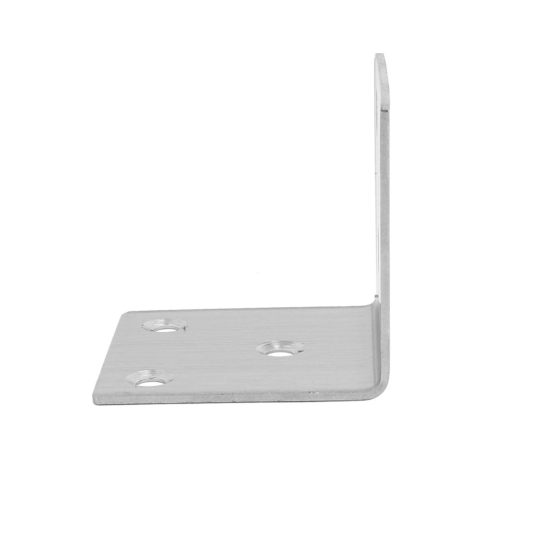 Harfington 51mmx51mmx50mm Stainless Steel Right Angle Brackets Holder Silver Tone 20pcs