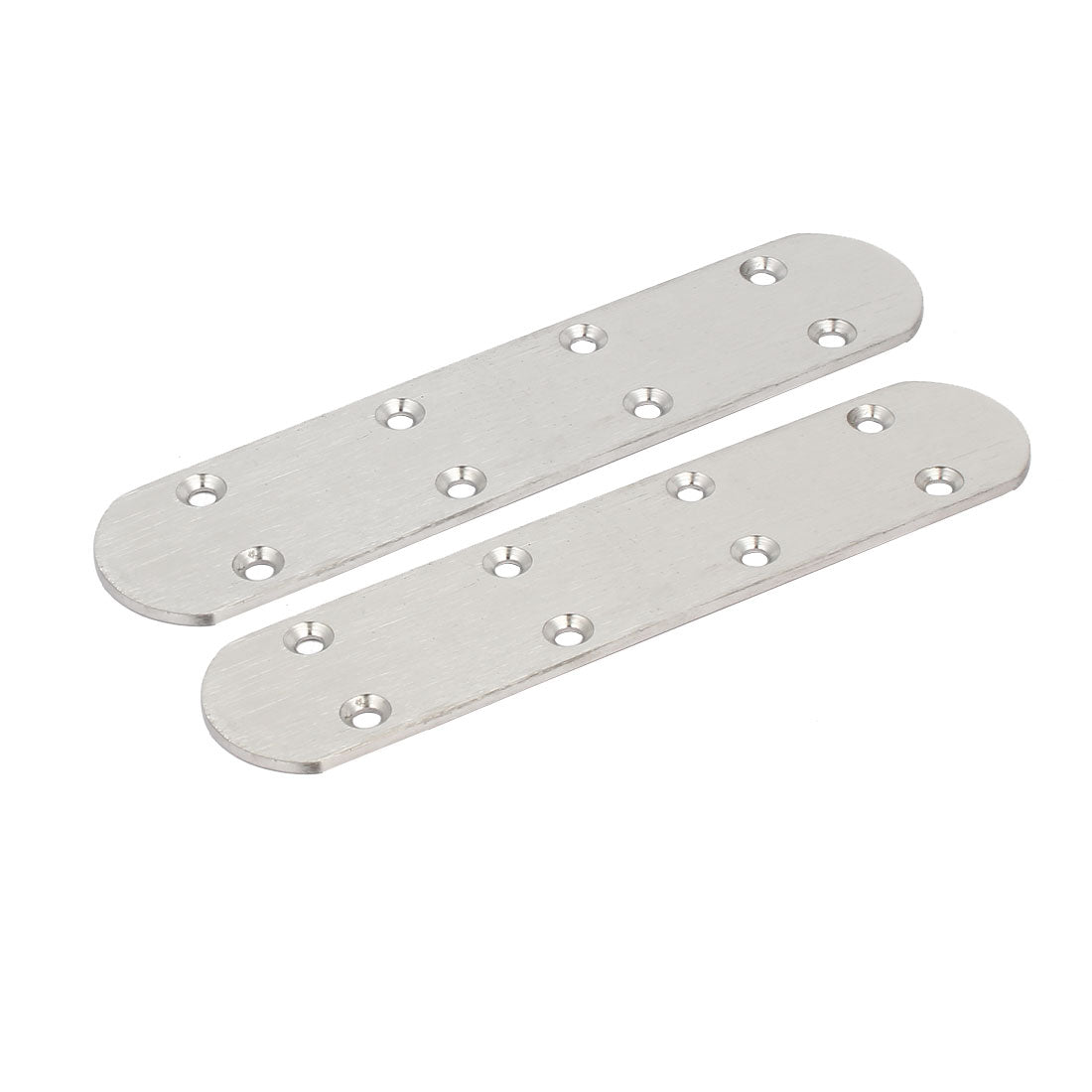 Harfington 168mmx38mmx3mm Stainless Steel Flat Mending Repair Plates Fixing Bracket 2pcs