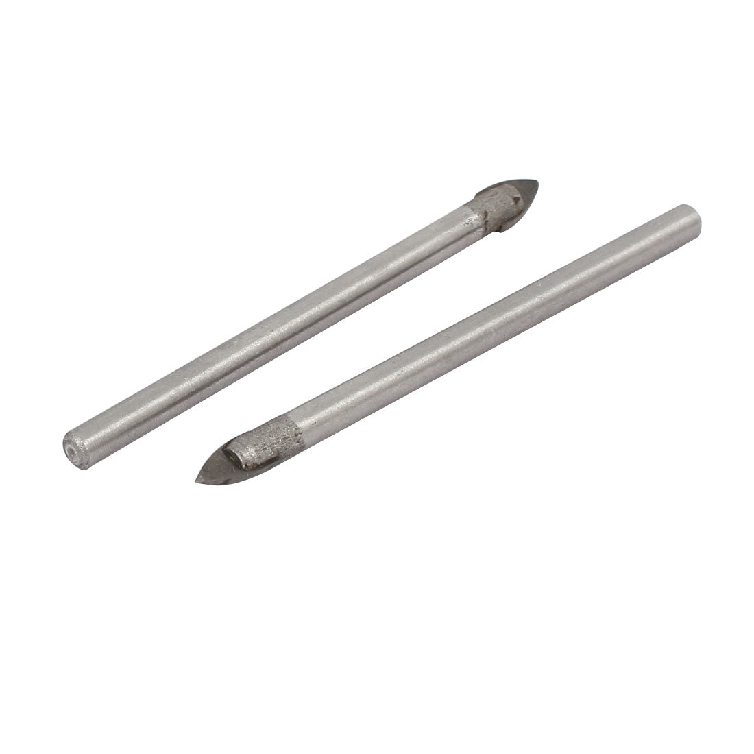 Harfington 5mm Tip 68mm Length Metal Round Shank Triangle Head Tile Drill Bit 20pcs