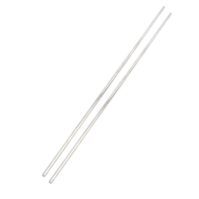 Harfington 2.5mm x 180mm Stainless Steel Straight Round Rod Bar Silver Tone 5pcs