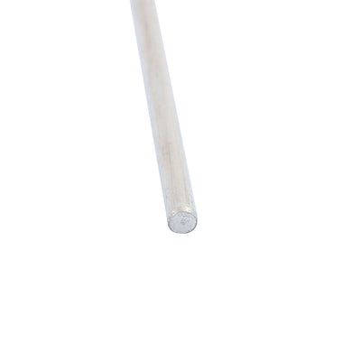 Harfington 2.5mm x 180mm Stainless Steel Straight Round Rod Bar Silver Tone 5pcs