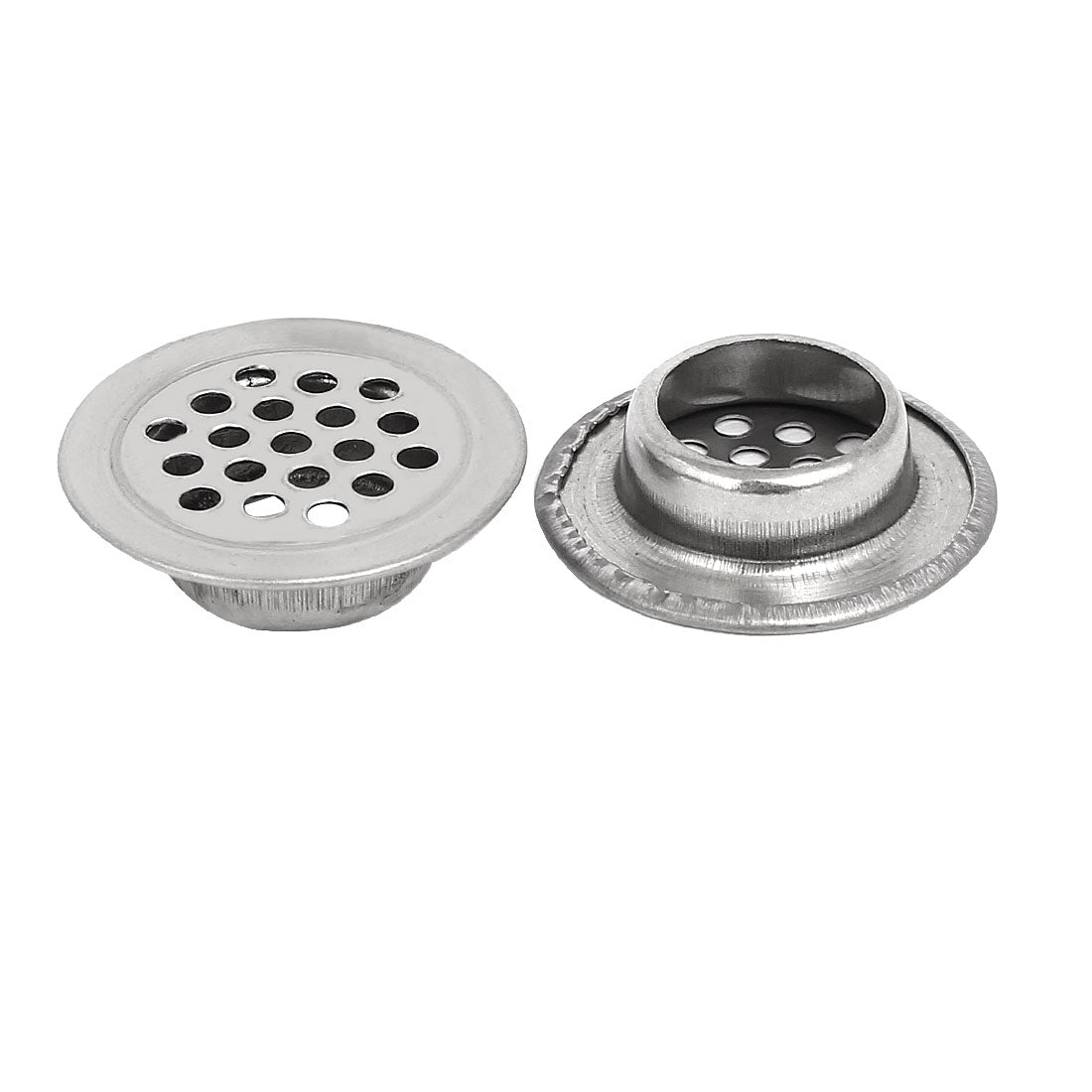 Harfington 19mm Bottom Dia Stainless Steel Round Mesh Hole Air Vents Louver 30pcs