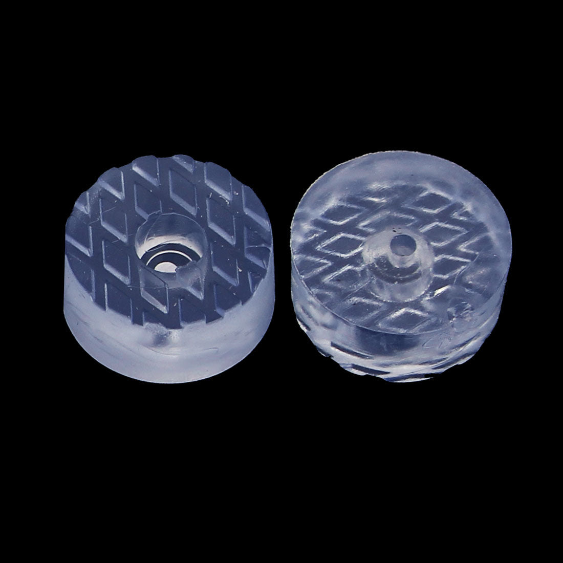 Harfington 16mmx8mm Rubber Anti-slip Furniture Foot Protectors Pads Clear Blue 60pcs