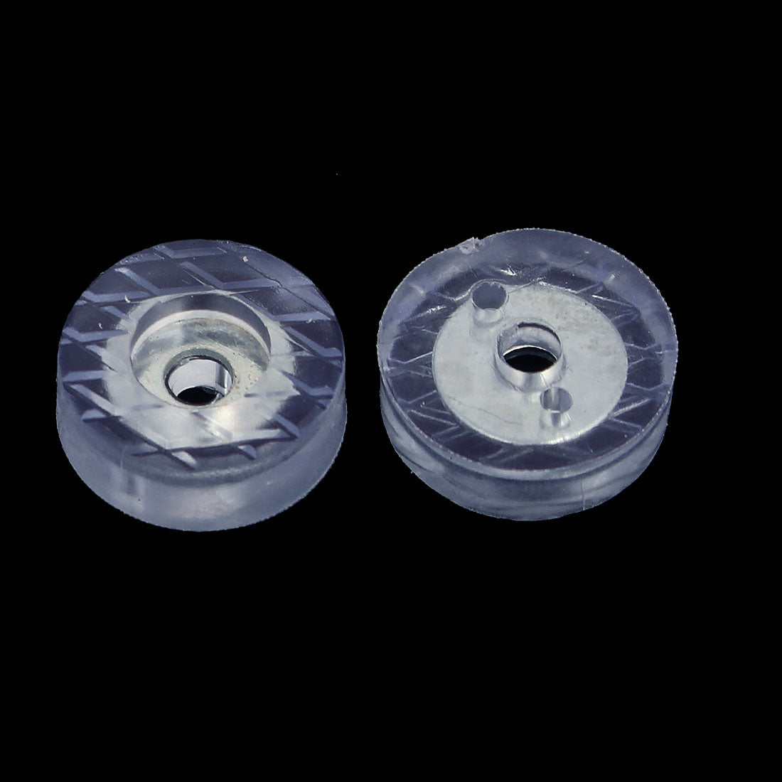 Harfington 18mmx7mm Rubber Round Shape Anti-slip Furniture Foot Protectors Pads Clear 36pcs