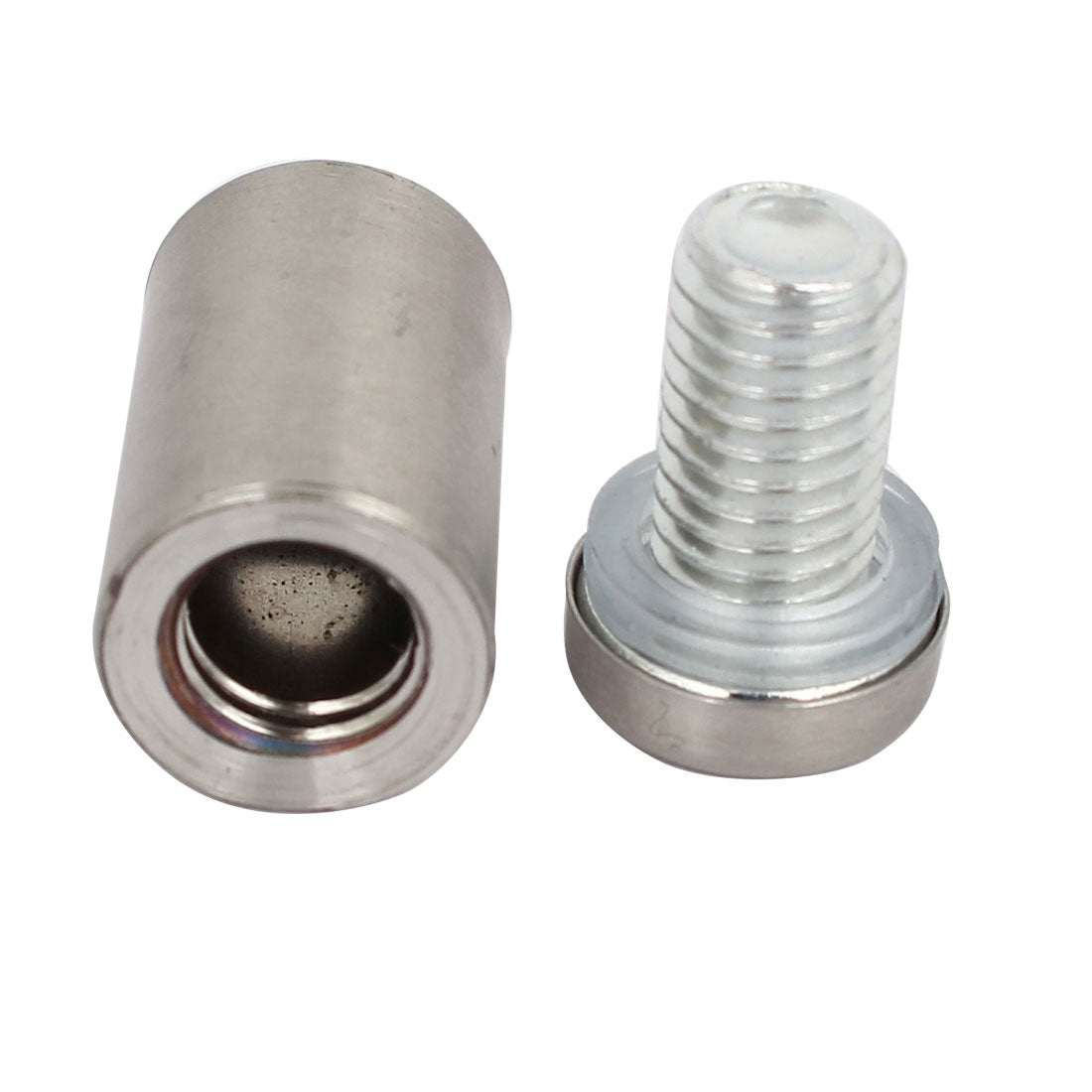 Harfington 16mmx32mm Stainless Steel Advertise Glass Standoff Pin Fixing Mount Bolt 12pcs