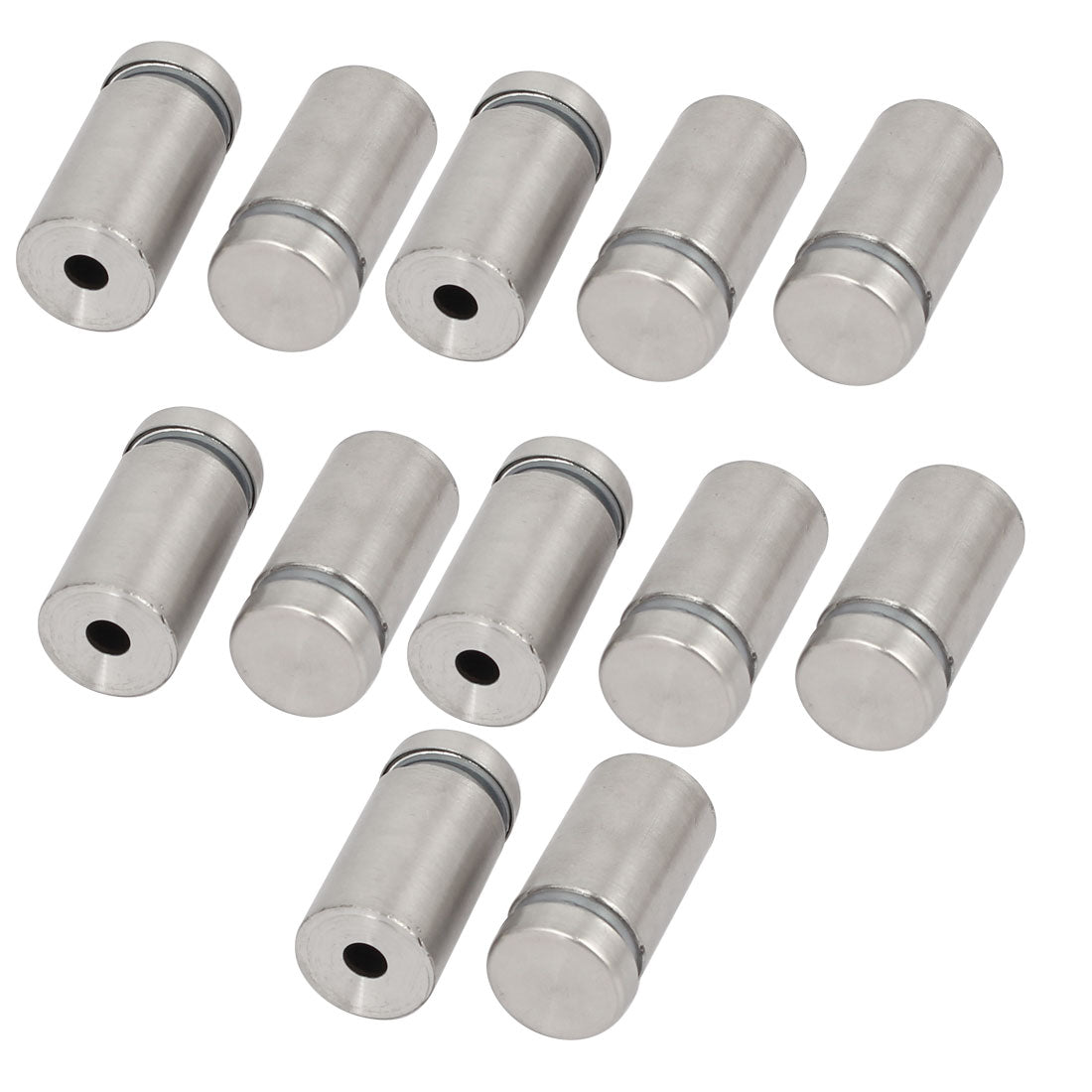 Harfington 16mmx32mm Stainless Steel Advertise Glass Standoff Pin Fixing Mount Bolt 12pcs