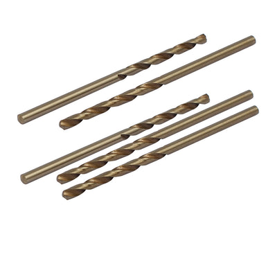 Harfington 2.2mm Dia Split Point HSS Cobalt Metric Twist Drill Bit Drilling Tool 5pcs