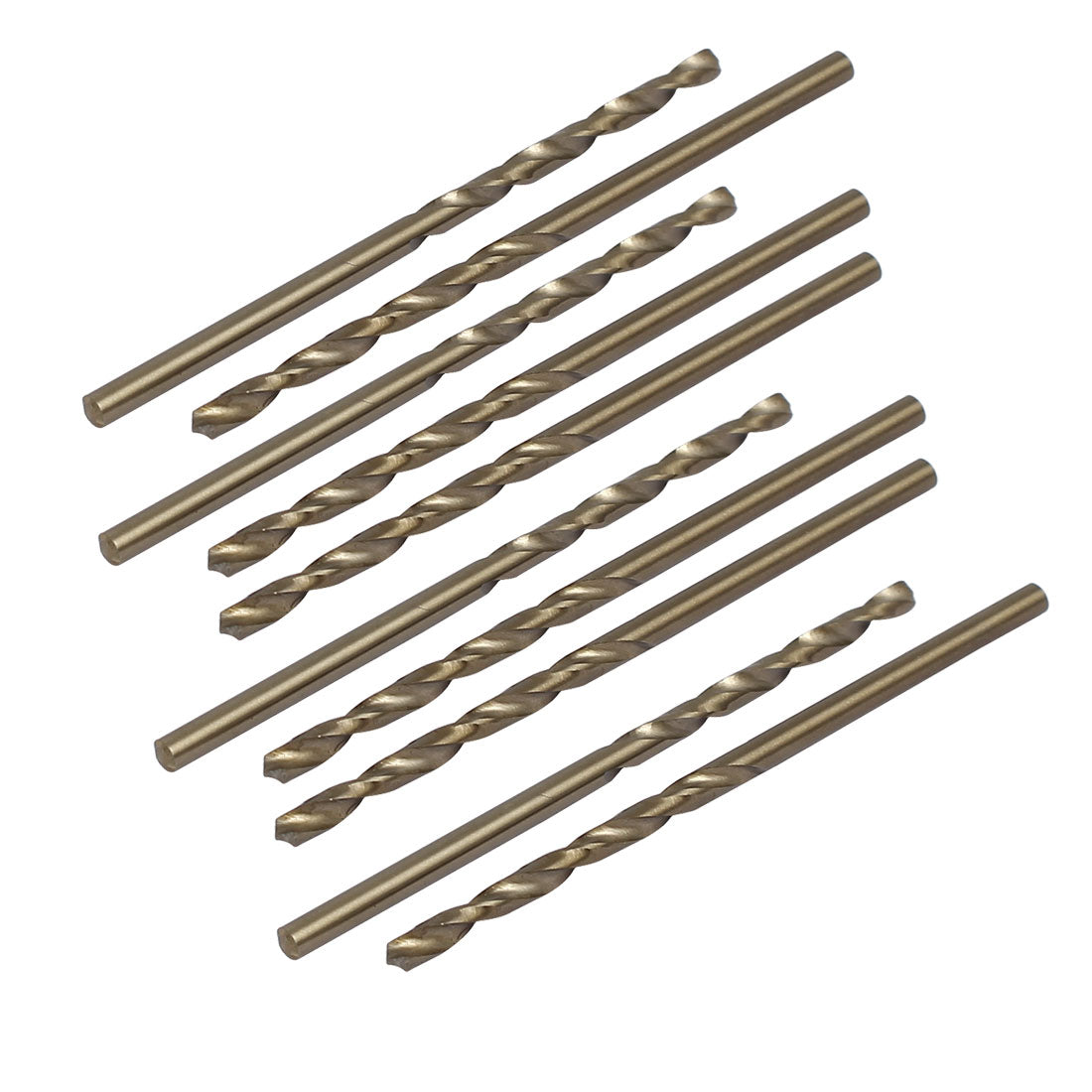 Harfington 2.5mm Dia Split Point HSS Cobalt Metric Twist Drill Bit Drilling Tool 10pcs