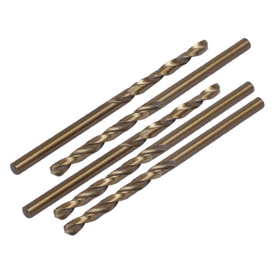 Harfington 3mm Drilling Dia HSS Cobalt Metric Spiral Twist Drill Bit Rotary Tool 5pcs