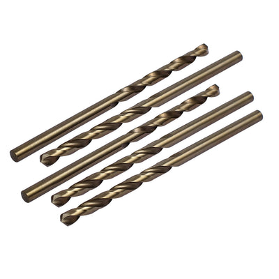 Harfington 3.5mm Drilling Dia HSS Cobalt Metric Spiral Twist Drill Bit Rotary Tool 5pcs