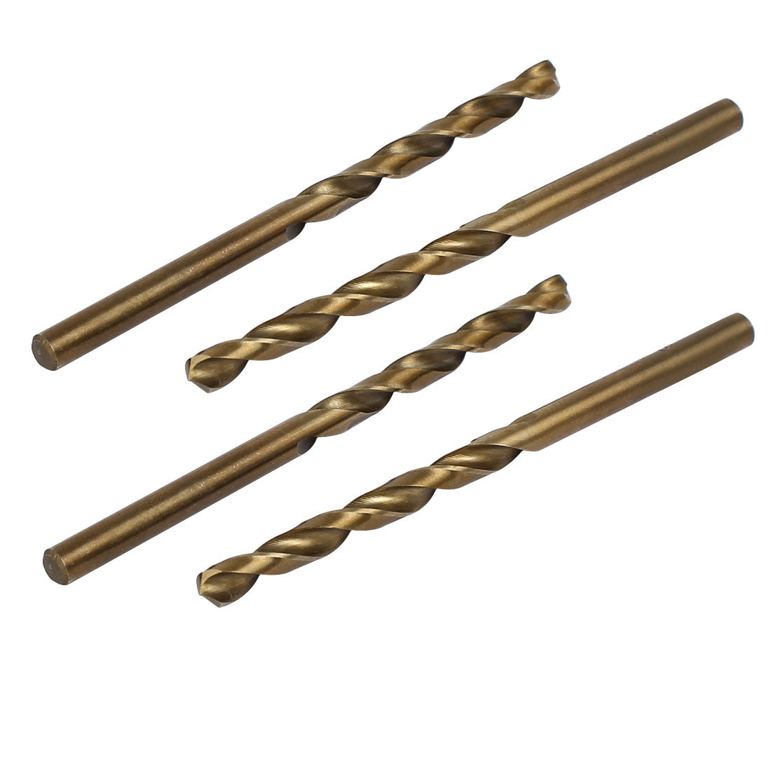 Harfington 4.2mm Drilling Dia HSS Cobalt Metric Spiral Twist Drill Bit Rotary Tool 4pcs