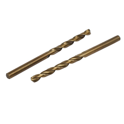 Harfington 4.2mm Drilling Dia HSS Cobalt Metric Spiral Twist Drill Bit Rotary Tool 6pcs