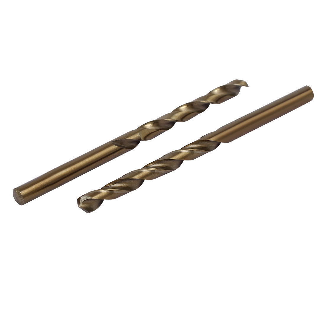 Harfington 5.2mm Drilling Dia Straight Round Shank HSS Cobalt Metric Twist Drill Bit 2pcs