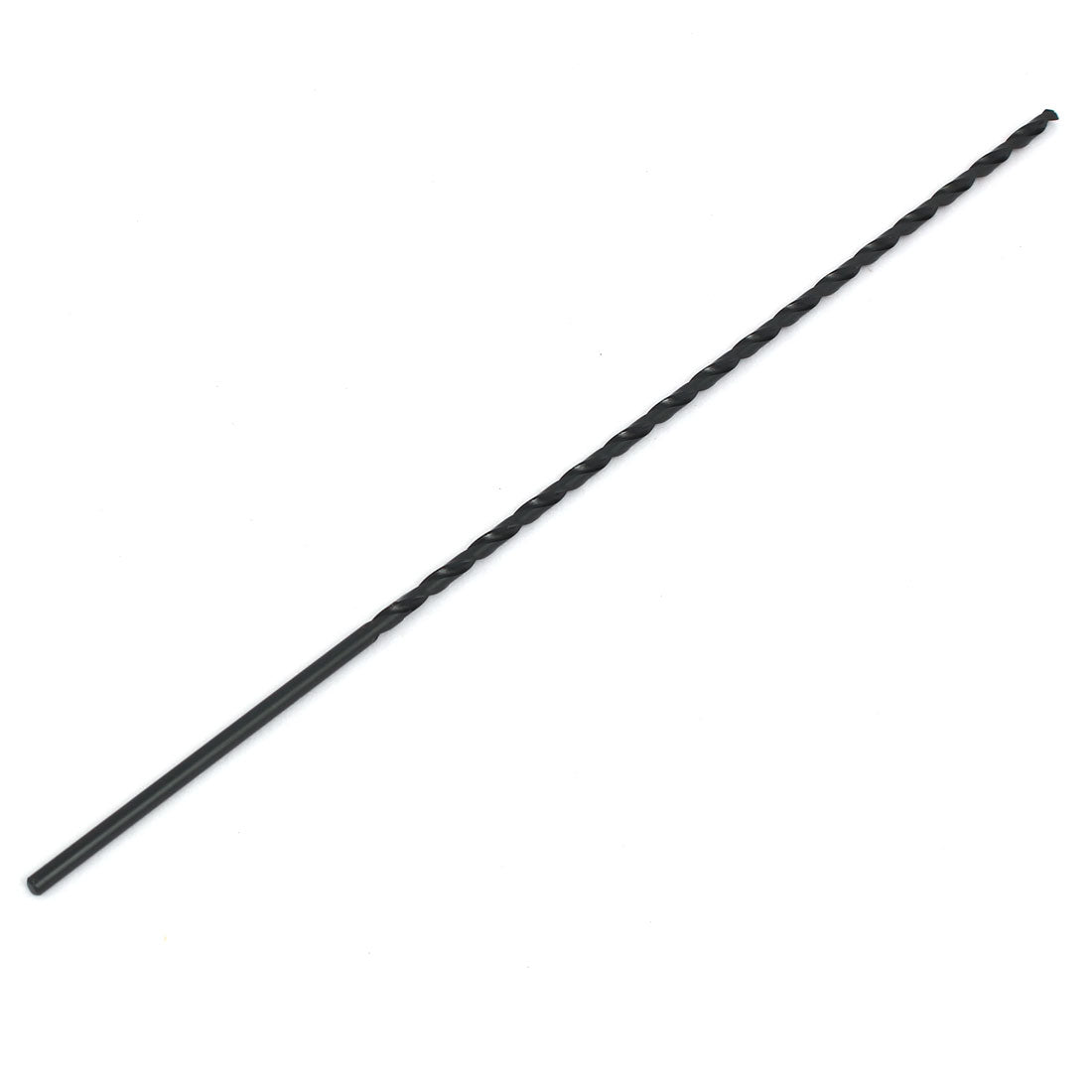 Harfington 3.5mm Drilling Dia 250mm Length HSS Straight Shank Twist Drill Bit Black