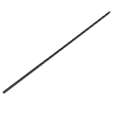 Harfington 3.5mm Drilling Dia 250mm Length HSS Straight Shank Twist Drill Bit Black