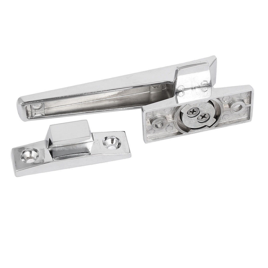 Harfington 140mmx51mmx41mm Screw Fixed Rotating Freezer Oven Door Pull Handle Latch Lock