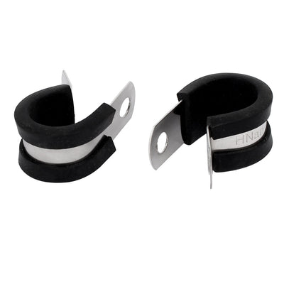 Harfington 16 mm Durchmesser, EPDM-Gummi ausgekleidet, P-Clips, Kabelschlauch, Rohrschellen, Halter, 5 Stück