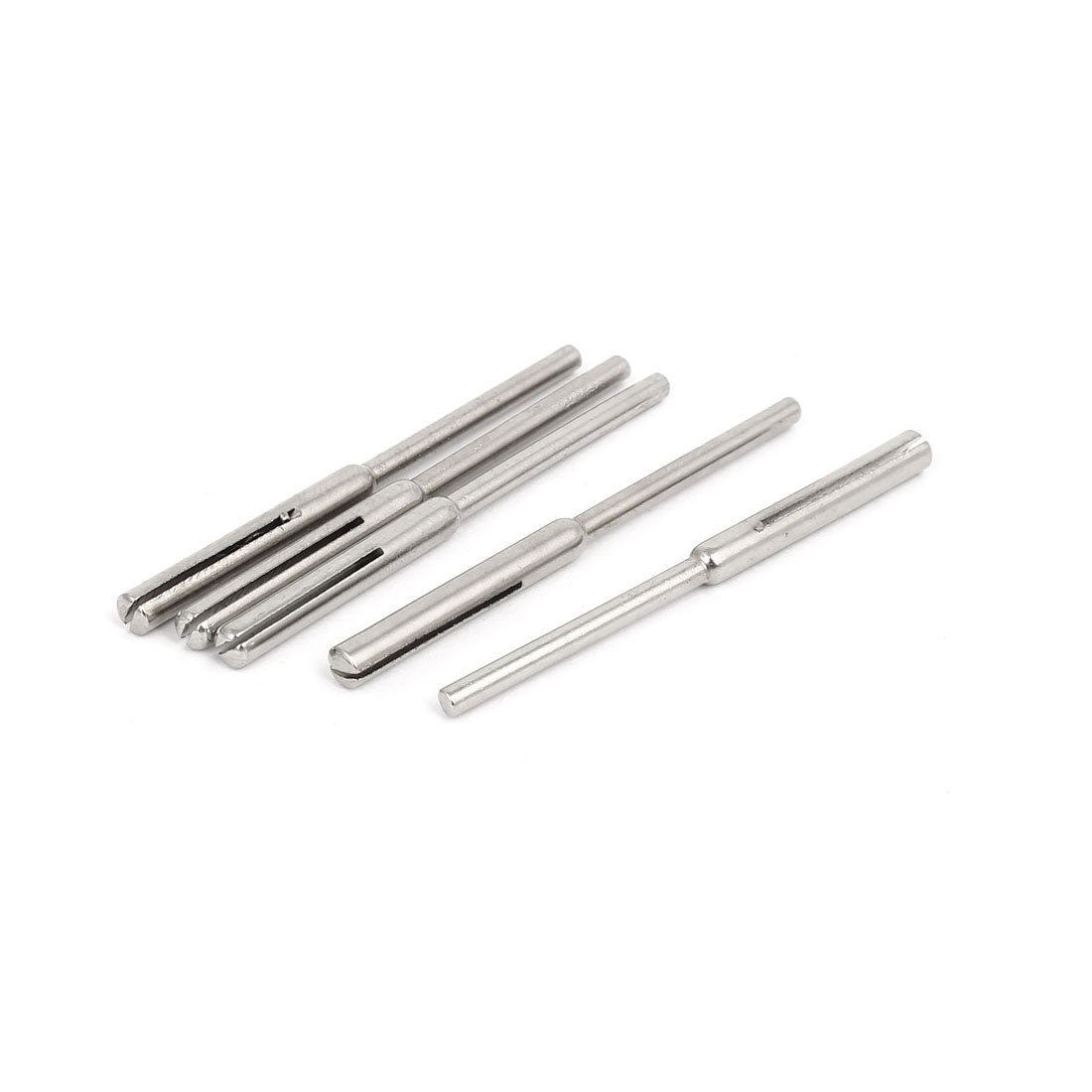 Harfington 3/32" Shank Dia Split Mandrel 5pcs for Abrasive Sanding Disc Sandpaper