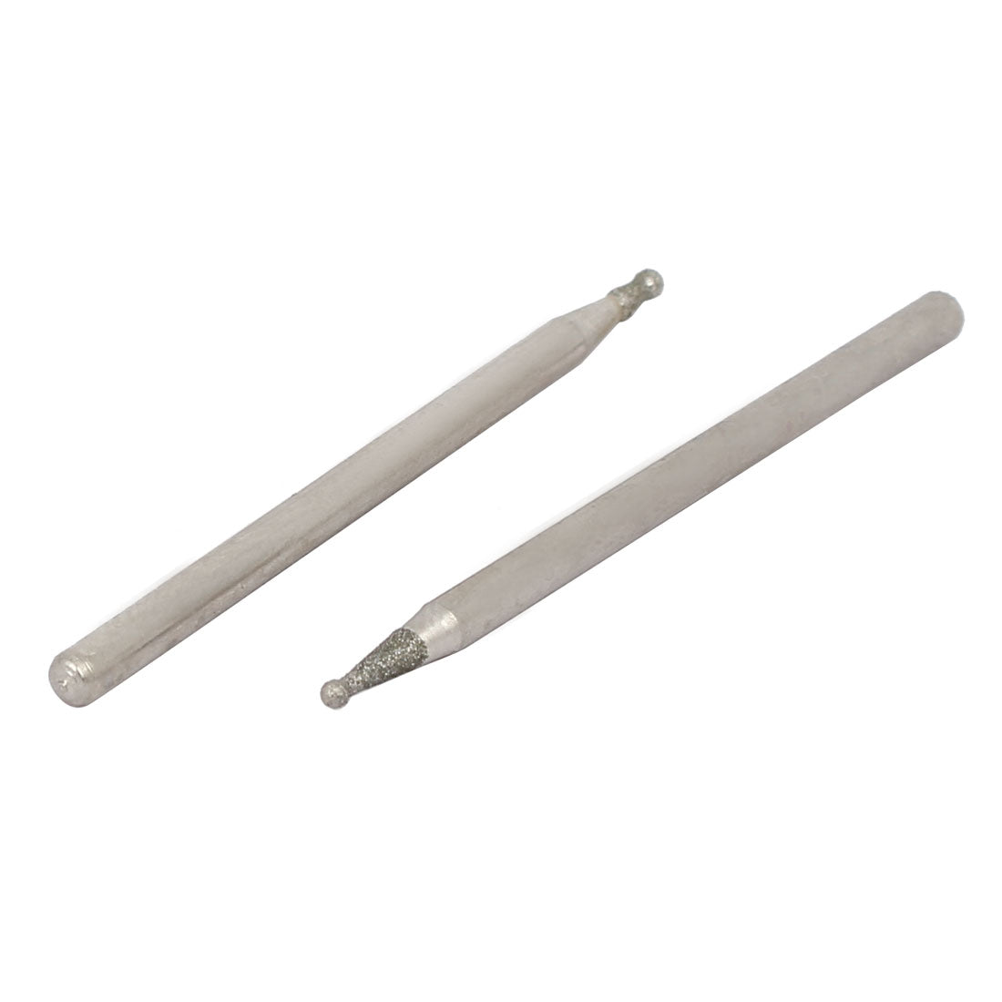 Harfington 2.35mm Shank 1.2mm Dia Diamond Head Ball Shaped Grinding Mounted Point Bit 20pcs