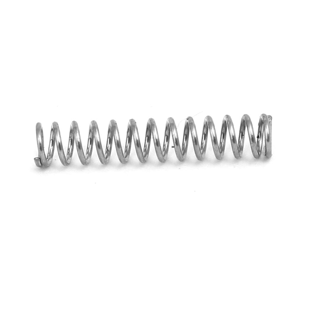 Harfington 0.4mmx3mmx15mm 304 Stainless Steel Compression Springs Silver Tone 10pcs