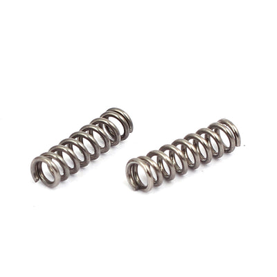 Harfington 0.5mmx3mmx10mm 304 Stainless Steel Compression Springs Silver Tone 10pcs