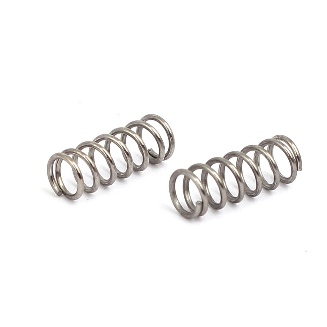 Harfington 0.5mmx4mmx10mm 304 Stainless Steel Compression Springs Silver Tone 10pcs