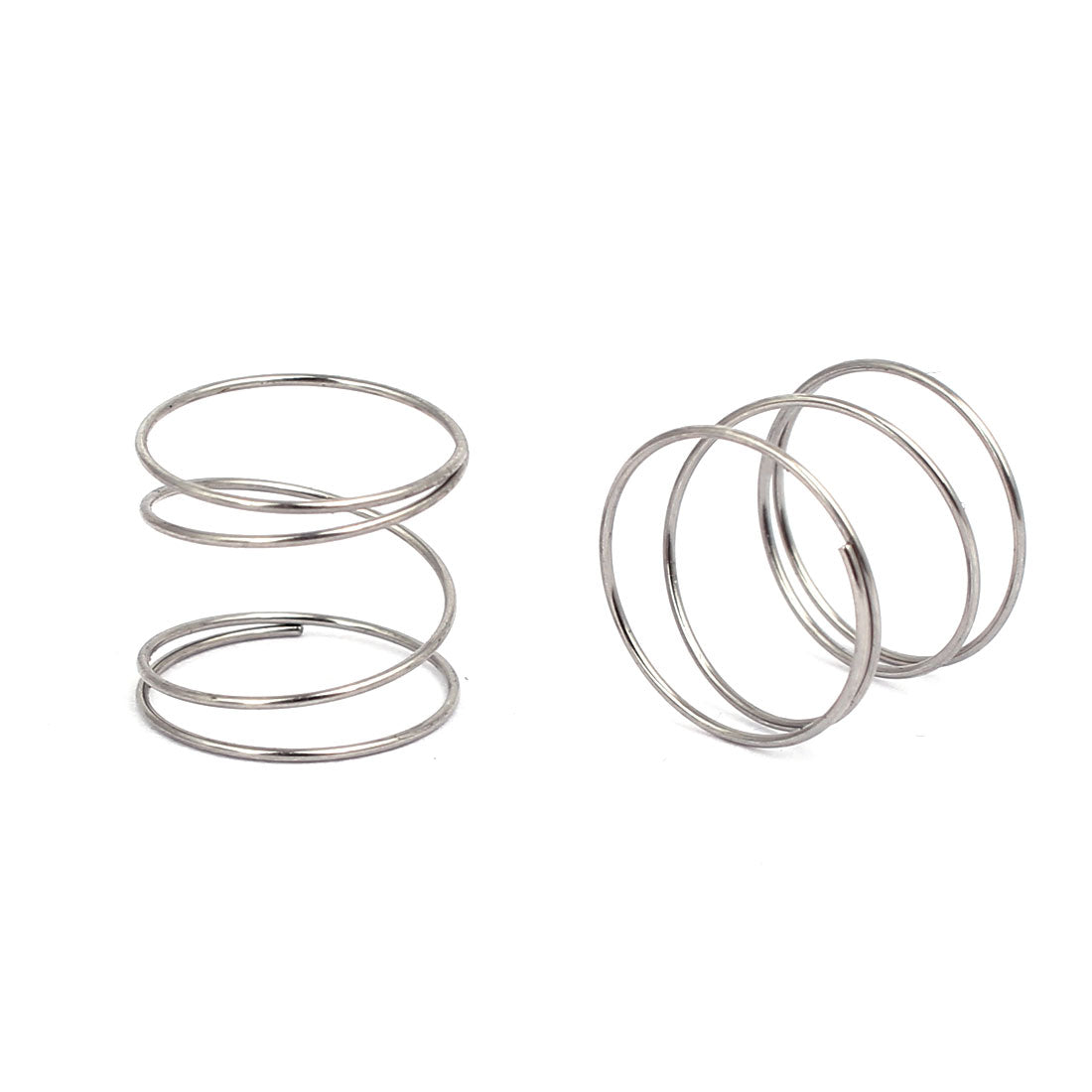 Harfington 0.5mmx12mmx10mm 304 Stainless Steel Compression Springs Silver Tone 10pcs