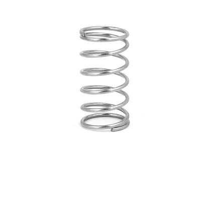Harfington 0.8mmx10mmx25mm 304 Stainless Steel Compression Springs Silver Tone 10pcs