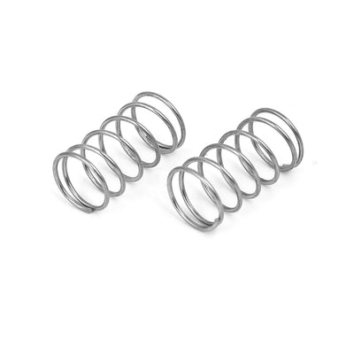 Harfington 1mmx14mmx25mm 304 Stainless Steel Compression Springs Silver Tone 10pcs