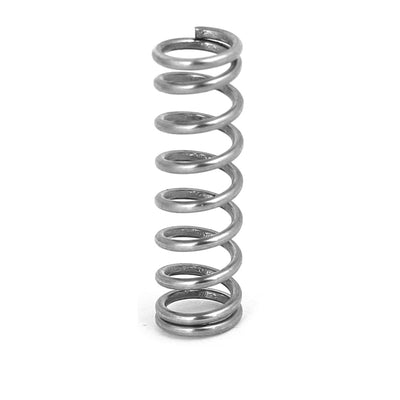 Harfington 0.8mmx6mmx20mm 304 Stainless Steel Compression Springs Silver Tone 20pcs