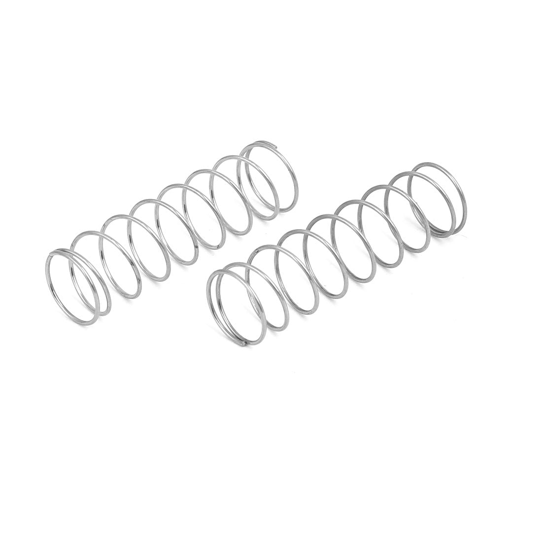 Harfington 0,8 mm x 14 mm x 50 mm 304 Edelstahl-Druckfedern, silberfarben, 20 Stück