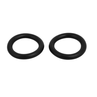 Harfington 14mm Inner Dia 20mm OD 3mm Thickness Nitrile Rubber O Ring 29pcs